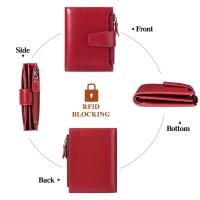 Cartera pequeña para mujer, tarjeta de bloqueo, cartera, regalos originales para mujer - details 0