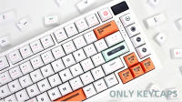 Teclas PBT de 141 teclas para juegos, Teclado mecánico MX Switch, juego blanco Simple, perfil XDA, sublimación DIY - details 15