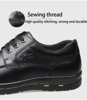 Mocasines retro de marca de lujo para hombre, zapatos de conducción italianos sin cordones transpirables, zapatos de cuero con cordones de suela blanda de cuero genuino - details 5