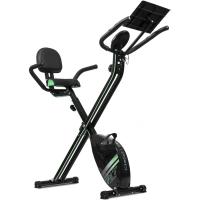 Bicicleta Estática Plegable con Volante de Inercia Sistema Silence Fit, Con y Sin Respaldo, Manillar y Sillín Regulable, Pulso, Pantalla LCD, Soporte para dispositivos, Ruedas - details 0