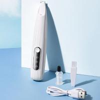 Afeitadora de pies para mascotas de bajo ruido, recargable por USB, impermeable, recortadora de pelo de patas, reparación de pies de perro con recortadora de orejas LED para perros - details 3