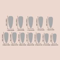 Uñas Falsas a Prueba de Manchas Impresión de Líneas Irregulares Rosa Ideal para Salón de Uñas para Mujeres y Niñas - details 7
