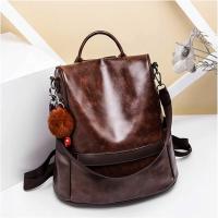 Mochila de Cuero de pu antirobo para Mujer, bolso de mano informal, bolso de viaje, bandolera - details 12
