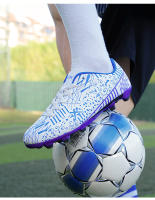 Zapatos de fútbol para hombre, botas de fútbol para exteriores, zapatos de tacos de fútbol para niños, zapatillas de entrenamiento antideslizantes transpirables, entrenadores de Futsal de césped - details 15