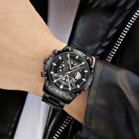Reloj de hombre reloj de cuarzo calado impermeable moda deportes - details 3