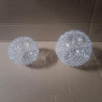 Reemplazo de pantalla de vidrio G9 transparente, globo, alambre de aluminio, Agujero exterior de 20mm, cubierta de bombilla G9 para soporte de enchufe de tornillo de 2cm - details 7