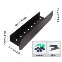 Estante de almacenamiento para el baño montado en la pared, estante de almacenamiento de acero inoxidable antioxidante de gran capacidad, escurridor de ducha resistente y duradero - details 0