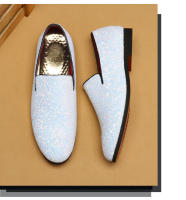 Zapatos de Hombre Personalizados de Gran Tamaño Zapatos Formales Británicos en Cuero Punta con Estilo Coreano - details 4