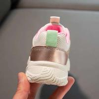 Nuevo estilo, zapatos de moda para hombres y mujeres, deportes negros, tacón rosa, brillante, para correr, blanco, 2025 - details 8