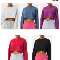 Polo de Yoga de Nylon Cuello Redondo, Ajuste Suelto, Transpirable para Entrenamiento - details 1