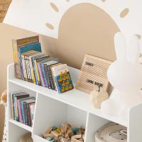 Libros y Juguetes Librería para niño Multifuncional con 6 estantes y 2 compartimentos 106 x 30 x 104 cm ES - details 4