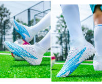 Zapatos de fútbol de caña alta para hombres y mujeres con uñas rotas TF, uñas rotas AG, uñas largas, zapatos de entrenamiento. - details 26