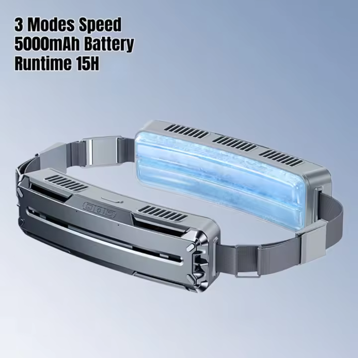 Miniaire acondicionado portátil para deportes al aire libre, dispositivo de refrigeración recargable por USB, cinturón de hielo, nuevo - 1