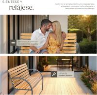 Banco de Jardín Exterior, Madera Lacada y Hierro Fundido, Diseño Elegante, Resistente y Estable, Patio y Terraza - Cruzado - details 32