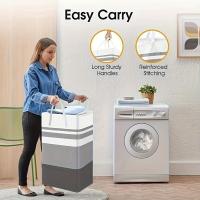 Cesta De Ropa Impermeable Y Plegable De Gran Capacidad Para Almacenamiento De Ropa Y Artículos Menores Fabricada En Oxford - details 0