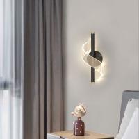 Lámpara de mesita de noche de estilo nórdico, luz sencilla de pared para dormitorio, sala de estar, Fondo de TV - details 0