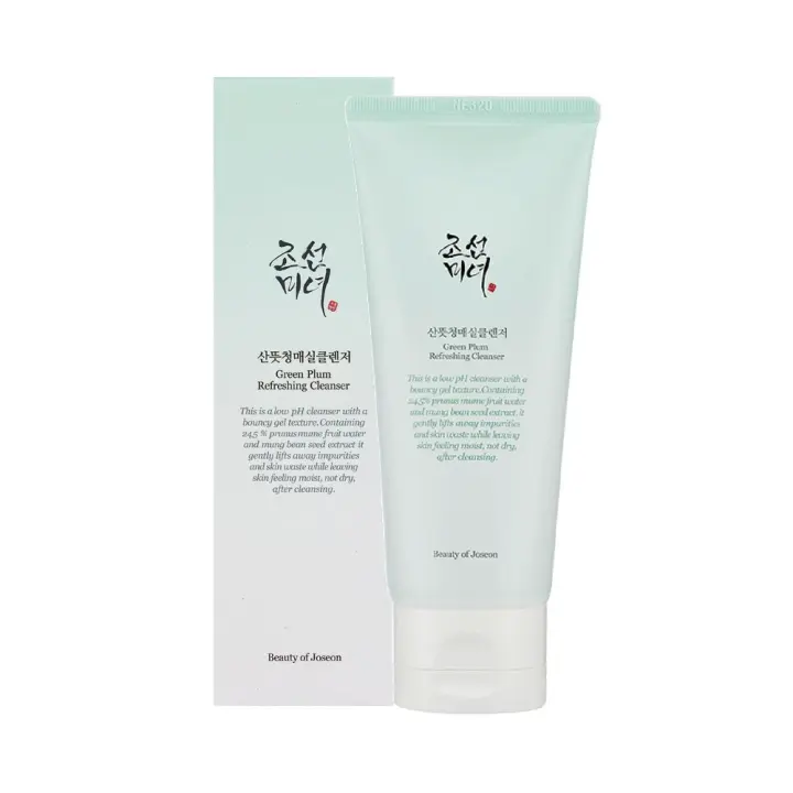 Beauty of Joseon Green Plum Gel limpiador refrescante tipo limpieza profunda de poros, lavado facial para acné, removedor de puntos negros para toda la piel - 1