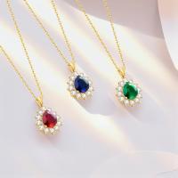 Colgante de Joyería de Oro 18K y Rubí Rojo Corundum Diseño Original para Mujeres - details 8
