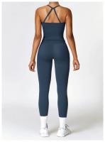 Mallas de Yoga de cintura alta para mujer, pantalones de secado rápido para ejercicio físico, ropa deportiva para gimnasio - details 31