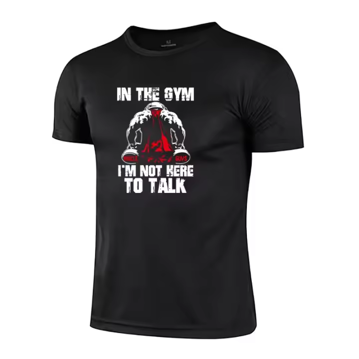 Camiseta de Fitness de malla transpirable para hombre, Sudadera ligera y cómoda de secado rápido para gimnasio deportivo, Verano - 1