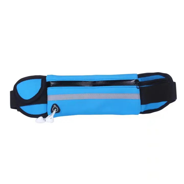 Riñonera deportiva para correr equipo de fitness para mujeres y hombres bolsa pequeña luz para correr por la mañana al aire libre cinturón invisible impermeable - 1