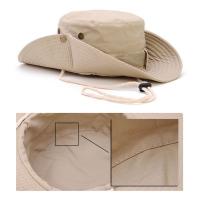 Men & Women Sun Hat Wide Brim Breathable Fishing Cap Men's Bucket Hats Hiking Jungle Hat Summer Outdoor Camo Caps - details 2