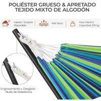 Hamaca Ajustable con Soporte 310/320/330*101*101,5cm Carga de 200kg Para Jardín Patio - details 15