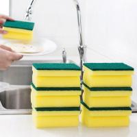Sartenes para el hogar, cepillo de limpieza, accesorios de lavado, paño, estropajo, herramientas de limpieza, esponja para platos, Gadget de cocina - details 2