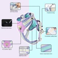 Conjunto de correa y arnés para perro transpirable, Collar reflectante Quicklace para mascotas, cuerda suave y ajustable, chaleco con correa para el pecho para perros pequeños - details 3