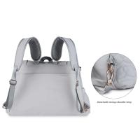 Mochila para mamá bordada acolchada impermeable para pañales, bolso de hombro grande para mujer con cambiador - details 2