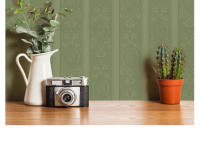 Pegatina de Pared Moderna Floral Papel Pintado en Relieve 3D Blanco Adhesivo Autoadhesivo - details 1