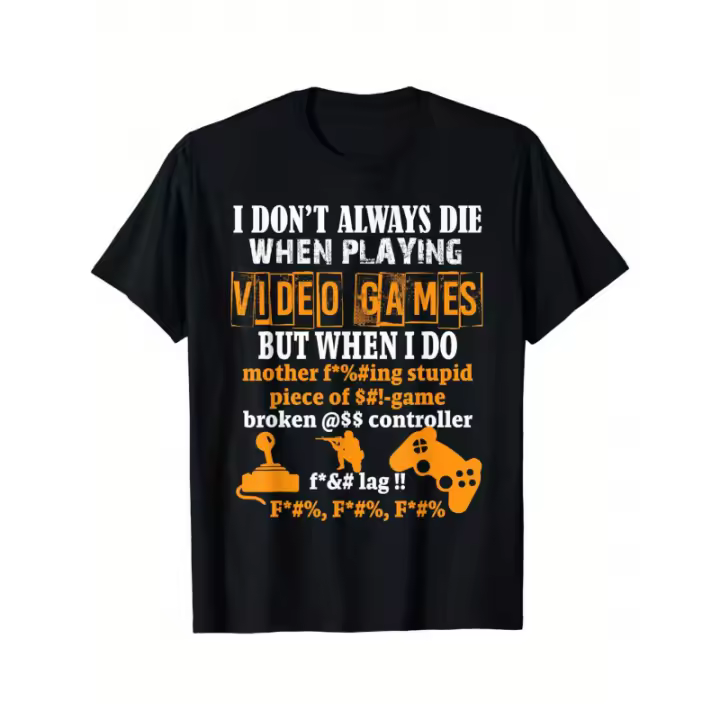 Camiseta de Hombre Cuello Redondo, Algodón, Todas las Temporadas, Lavable, Moda Casual - 1