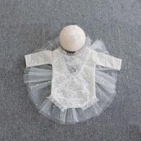 Conjunto de accesorios para recién nacido, Baby Bailey, gorro, falda corta, mono de fotografía infantil, 3 piezas - details 4