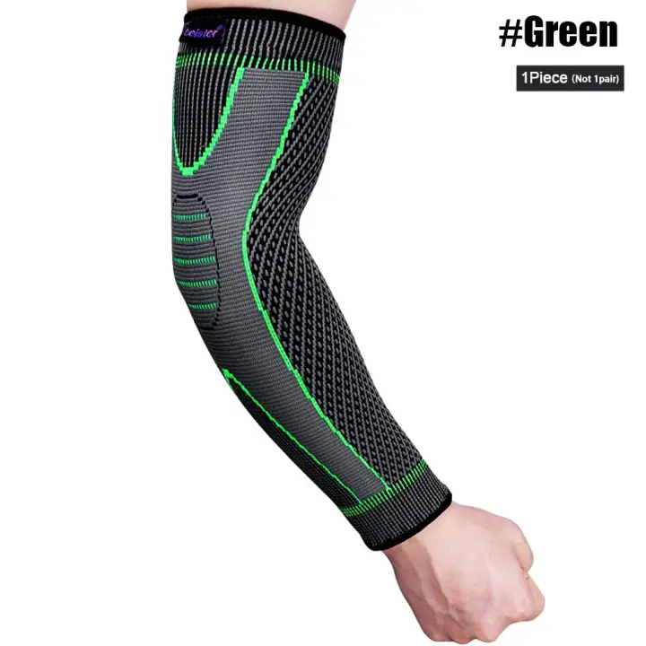 Guantes de Fitness Mangas Deportivas de Compresión para Brazo Soporte de Codo Antideslizante para Jóvenes y Adultos Ciclismo, Baloncesto, Fútbol, Voleibol, Béisbol, Tenis y Golf - 1