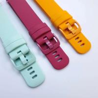 Correa Deportiva de Silicona BUNO para Reloj Deportivo 3 Bandas para Forerunner 265 255 Music Vivoactive 4, Venu Sq 2 - details 1