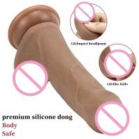Leten-glande expuesto de silicona que imita es con ventosas, consoladores realistas, estimuladores de masaje Anal y vaginal, masturbador, Juguetes sexuales para adultos - details 10