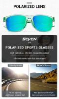 SCVCN gafas de sol polarizadas para ciclismo, lentes oscuras para bicicleta de montaña, equipo de ciclismo al aire libre, UV400 - details 3