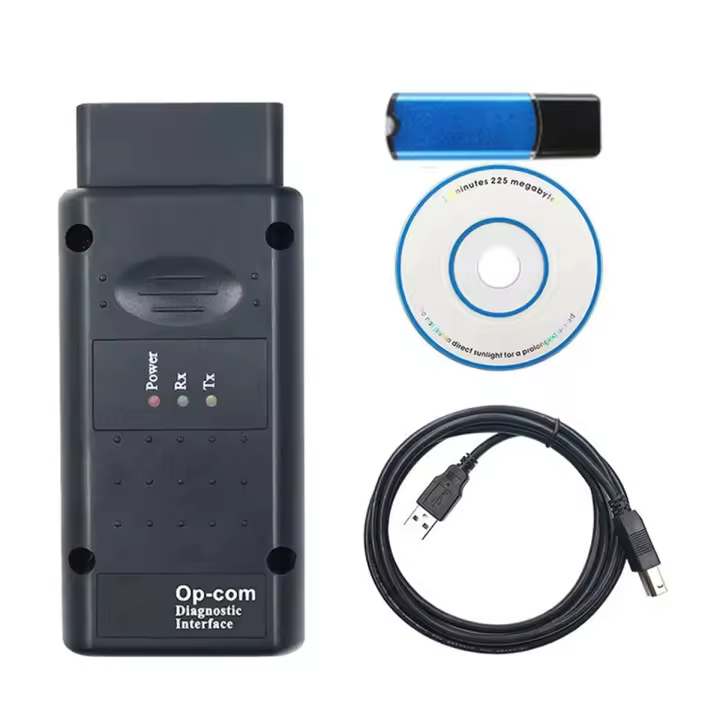 OPCOM-herramienta de diagnóstico de coche, accesorio con Dongle USB, actualización Flash op-com V1.95, Op Com V2021, 2021 - 1