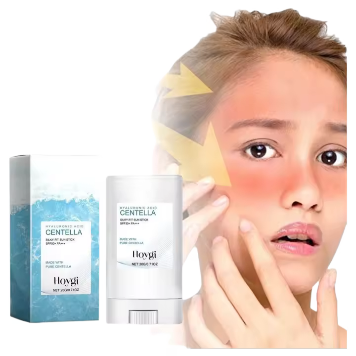 Barra de protección solar ligera SPF50+ Crema facial hidratante con ácido hialurónico - 1