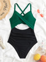 Bañador de una pieza con realce para mujer, traje de baño Sexy ahuecado, Monokini, ropa de playa para verano, 2024 - details 11