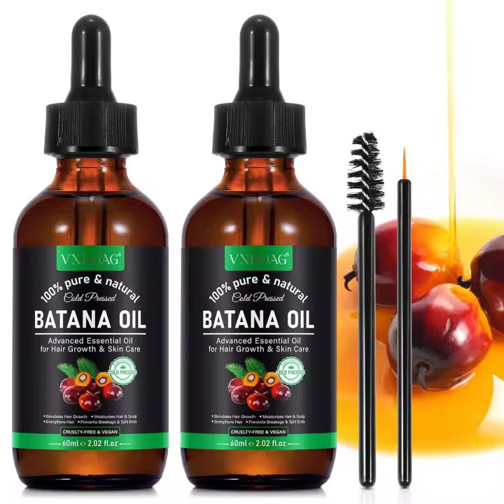 VXHDAG na - Aceite de crecimiento natural puro de Honduras, elimina las puntas abiertas, mejora la luminosidad para todo tipo de cabello y piel, 4.04 fl - 1