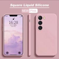 S25 S24 S23 Ultra funda cuadrada de silicona líquida suave para Samsung Galaxy S25 S24 S23 S22 S 25 Ultra Plus S25Ultra fundas de teléfono - details 11