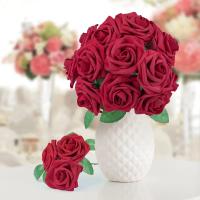 Rose Artificial Flowers 25/50pcs Foam Fake Roses Wedding Bouquets Centerpieces Mothers Day Valentines Gifts Party Decoration - details 7