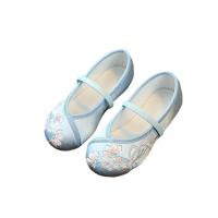 Zapatos Hanfu para niños, zapatos de princesa bordados hechos a mano para niñas, puesta en escena tradicional, zapatos de tela nacionales de moda para niños - details 15
