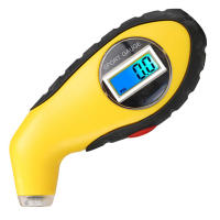 Medidor de presión de aire de neumáticos, manómetro electrónico Digital LCD para coche y motocicleta, barómetros, herramienta de prueba - details 0