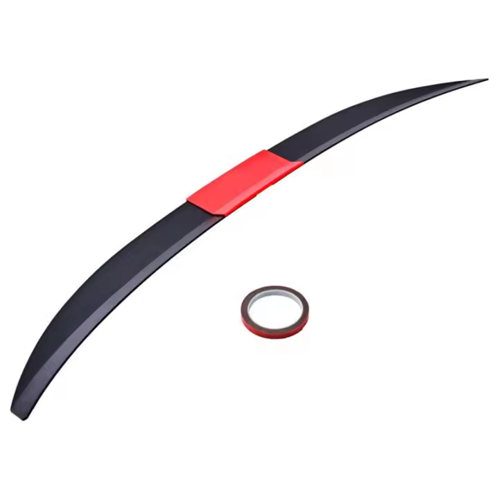 Alerón trasero Universal para coche, accesorio ajustable para maletero, negro y rojo - 1