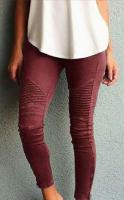 Pantalones elásticos ajustados informales a la moda para mujer - details 5