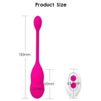 Embalaje privado SEXY Vibrador de huevo vibrador Juguetes sexuales para pareja Control remoto inalámbrico Bola vaginal Punto G Estimulación del clítoris Productos para adultos - details 1