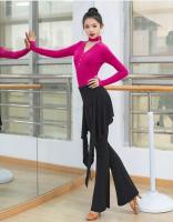 Trajes modernos para mujer, tops de baile social personalizados y cómodos para bajar de peso, trajes de práctica de tango Chacha Samba - details 8