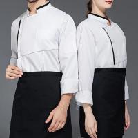 Monos de Chef transpirables resistentes a las manchas, Chef para uniforme de Cocina, Restaurante, manga corta, soporte Unisex para chefs para mayor comodidad - details 6